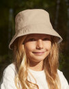 Junior Organic Cotton Bucket Hat, Beechfield B90NB // CB90NB
