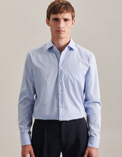 Men&acute;s Shirt Regular Fit Check/Stripes Long Sleeve, Seidensticker 193640/193660 // SN193600