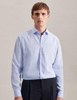 Men&acute;s Shirt Slim Fit Check/Stripes Long Sleeve, Seidensticker 693640/693660 // SN693600