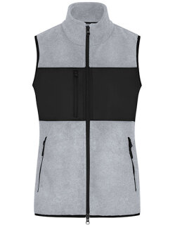 Ladies&acute; Fleece Vest, James&amp;Nicholson JN1309 // JN1309