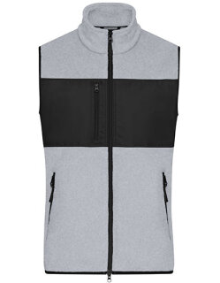 Men&acute;s Fleece Vest, James&amp;Nicholson JN1310 // JN1310