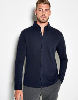 Tailored Fit Superwash&reg; 60&ordm; Pique Shirt Long Sleeve, Kustom Kit KK143 // K143