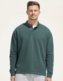 Unisex Polo Collar Sweatshirt Heritage, SOL&acute;S 03990 // L03990