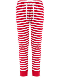Kids&acute; Cuffed Lounge Pants, SF Minni SM085 // SM85 Red/White Stripes | 11/12 Jahre