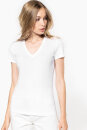 Damen-T-Shirt Bio150 Mit V-Ausschnitt, Kariban K3029 //...