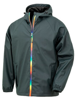 Prism PU Waterproof Jacket With Recycled Backing, Result Genuine Recycled R908X // RT908