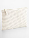 Striped Organic Cotton Accessory Pouch, Westford Mill...