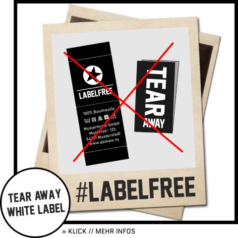 White Label Textilien ( Übersicht / Labelfree / Tear Away Nacken Etiketten )