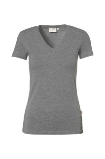 Damen-V-Shirt Stretch, Hakro 172 // HA172