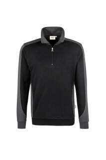 Zip-Sweatshirt Contrast MIKRALINAR&reg;, Hakro 476 // HA476