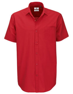 Men&acute;s Poplin Shirt Heritage Short Sleeve, B&amp;C SMP42 // BCSMP42