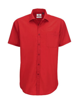 Men&acute;s Poplin Shirt Smart Short Sleeve, B&amp;C SMP62 // BCSMP62