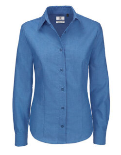 Women&acute;s Oxford Shirt Long Sleeve, B&amp;C SWO03 // BCSWO03
