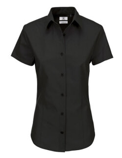 Women&acute;s Poplin Shirt Heritage Short Sleeve, B&amp;C SWP44 // BCSWP44