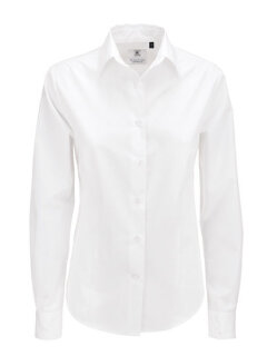 Women&acute;s Poplin Shirt Smart Long Sleeve, B&amp;C SWP63 // BCSWP63