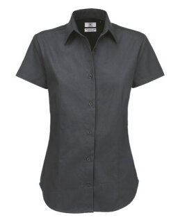 Women&acute;s Twill Shirt Sharp Short Sleeve, B&amp;C SWT84 // BCSWT84