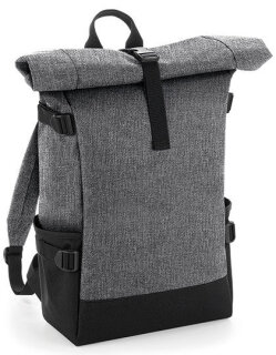 Block Roll-Top Backpack, BagBase BG858 // BG858