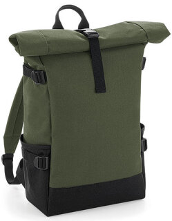 Block Roll-Top Backpack, BagBase BG858 // BG858