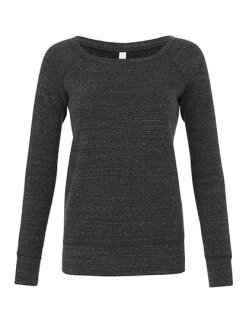 Women&acute;s Sponge Fleece Wide Neck Sweatshirt, Bella 7501 // BL7501