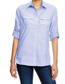 Ladies Woven Texture Shirt, Burnside 5247 // BU5247