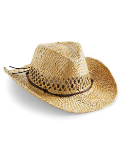 Straw Cowboy Hat, Beechfield B735 // CB735