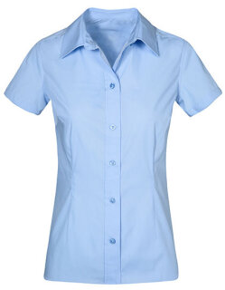 Women&acute;s Poplin Shirt Short Sleeve, Promodoro 6305 // E6305
