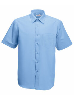 Men&acute;s Short Sleeve Poplin Shirt, Fruit of the Loom 65-116-0 // F603