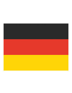 Fahne Deutschland, Printwear  // FLAGDE