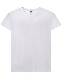 Ladies&acute; Curves T-Shirt V-Neck, JHK CURVSPICO // JHK604