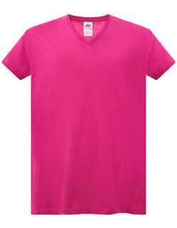 Ladies&acute; Curves T-Shirt V-Neck, JHK CURVSPICO // JHK604