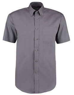Men&acute;s Classic Fit Premium Oxford Shirt Short Sleeve, Kustom Kit KK109 // K109