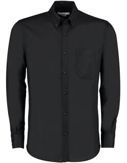 Men`s Slim Fit Workwear Oxford Shirt Long Sleeve, Kustom Kit KK184 // K184