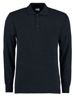 Men&acute;s Classic Fit Long Sleeve Polo Shirt, Kustom Kit KK430 // K430
