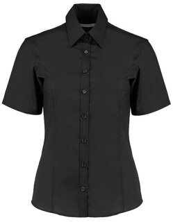 Women&acute;s Tailored Fit Business Shirt Short Sleeve, Kustom Kit KK742F // K742F