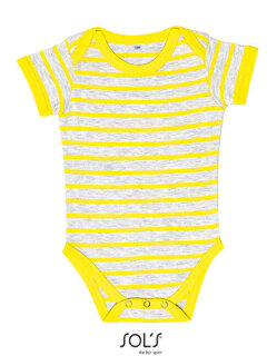 Baby Striped Bodysuit Miles, SOL&acute;S 01401 // L01401