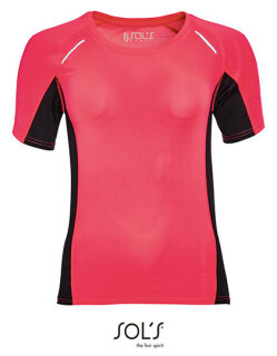 Women&acute;s Short Sleeve Running Shirt Sydney, SOL&acute;S 01415 // L01415