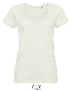 Women&acute;s Low-Cut Round Neck T-Shirt Metropolitan, SOL&acute;S 02079 // L02079