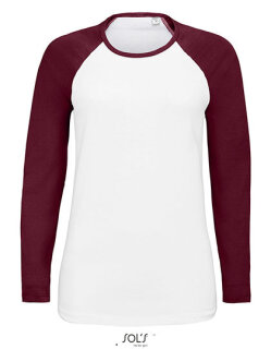 Women&acute;s Milky Long Sleeve T-Shirt, SOL&acute;S 02943 // L02943