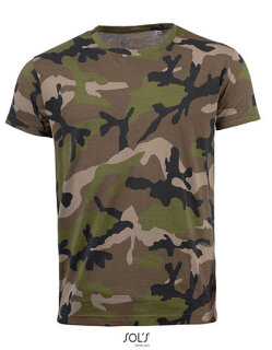 Men&acute;s Camo T-Shirt, SOL&acute;S 01188 // L133
