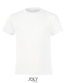 Kids&acute; Round Collar T-Shirt Regent Fit, SOL&acute;S 01183 // L149K