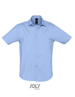 Men&acute;s Stretch-Shirt Broadway Short Sleeve, SOL&acute;S 17030 // L632