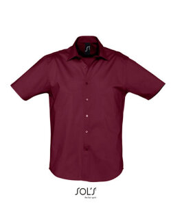 Men&acute;s Stretch-Shirt Broadway Short Sleeve, SOL&acute;S 17030 // L632