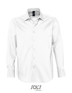 Men&acute;s Stretch-Shirt Brighton Long Sleeve, SOL&acute;S 17000 // L633