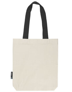 Twill Bag With Contrast Handles, Neutral O90002 // NE90002