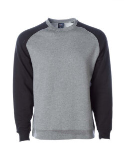 Men&acute;s Lightweight Fitted Raglan Crew, Independent IND30RC // NP301