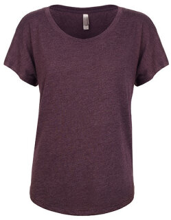 Ladies&acute; Tri-Blend Dolman T-Shirt, Next Level Apparel 6760 // NX6760
