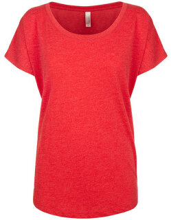 Ladies&acute; Tri-Blend Dolman T-Shirt, Next Level Apparel 6760 // NX6760