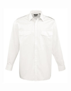 Pilot Shirt Long Sleeve, Premier Workwear PR210 // PW210