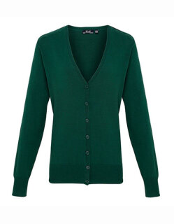 Women&acute;s Button Through Knitted Cardigan, Premier Workwear PR697 // PW697