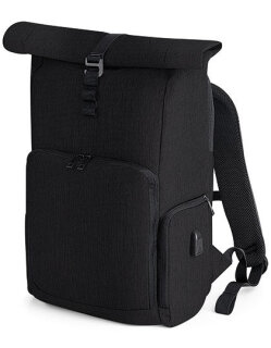 Q-Tech Charge Roll-Top Backpack, Quadra QD995 // QD995